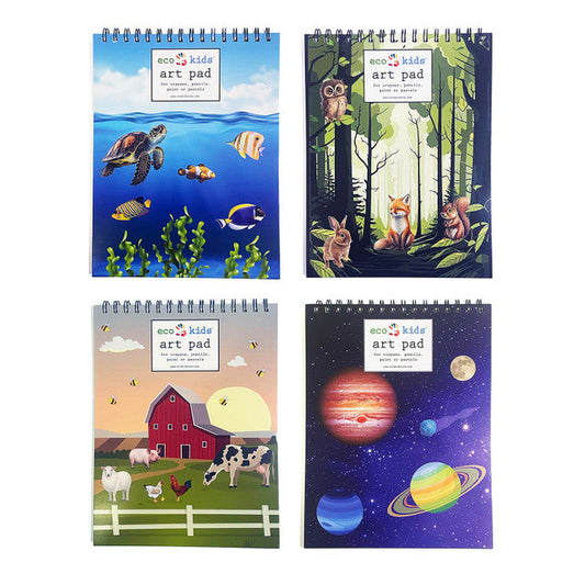 Eco-Kids Art Pad – 8.5x11 in – 50 Pages – by Elseware Unplug