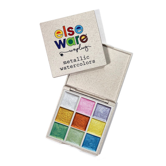 Metallic Watercolors – Wheat Straw Palette