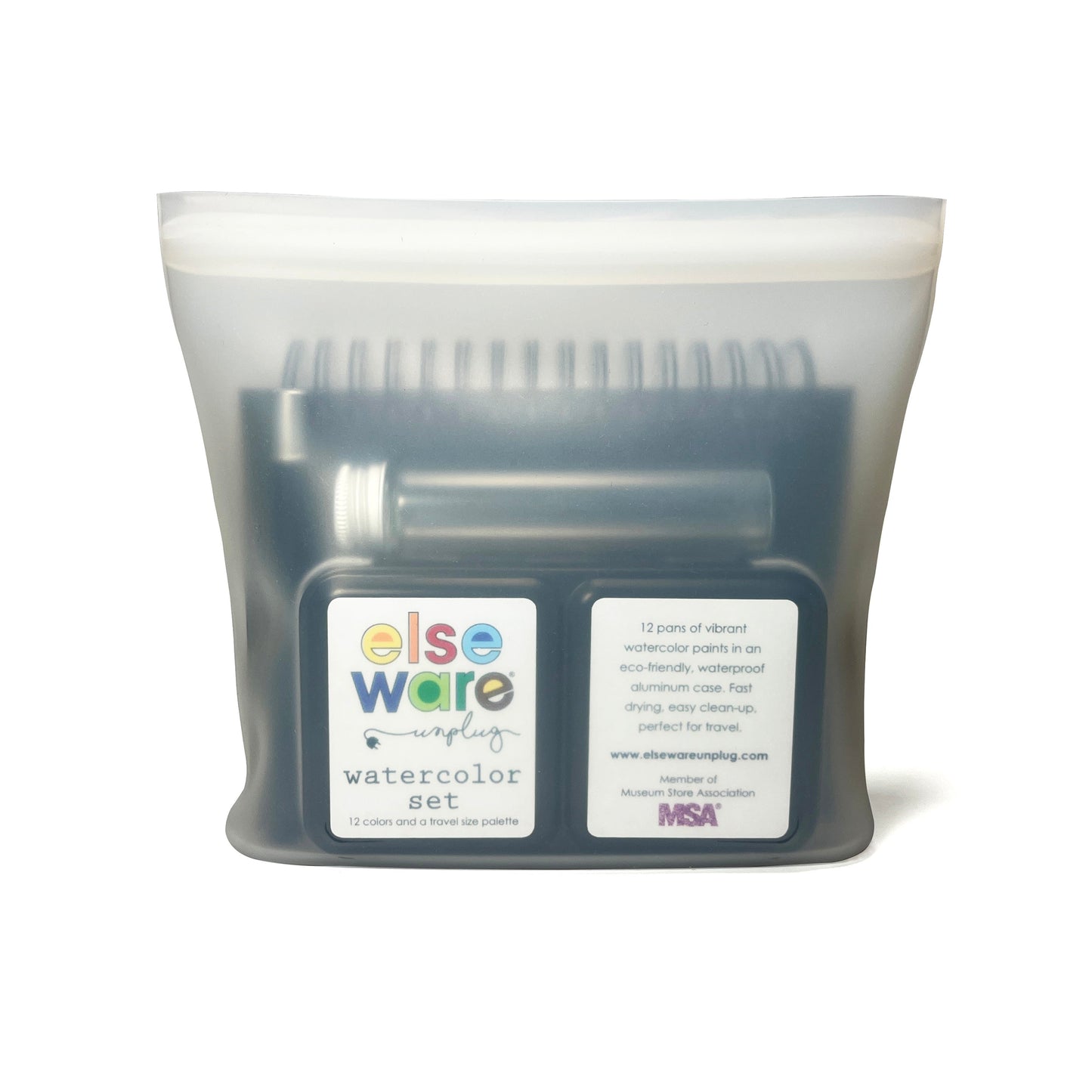 Watercolors To-Go Kit – Travel Friendly – 12 Colors