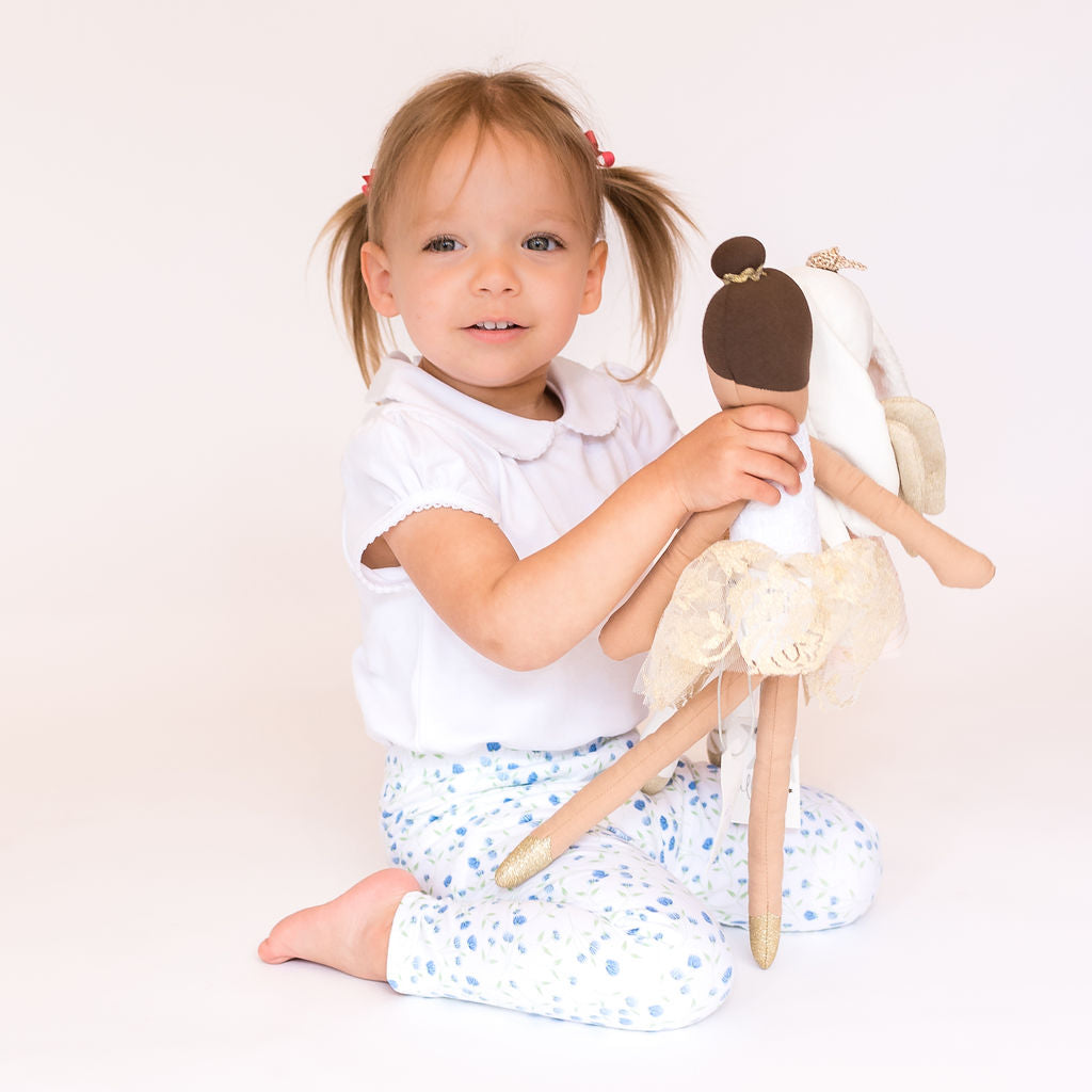 White Puff Sleeve Onesie