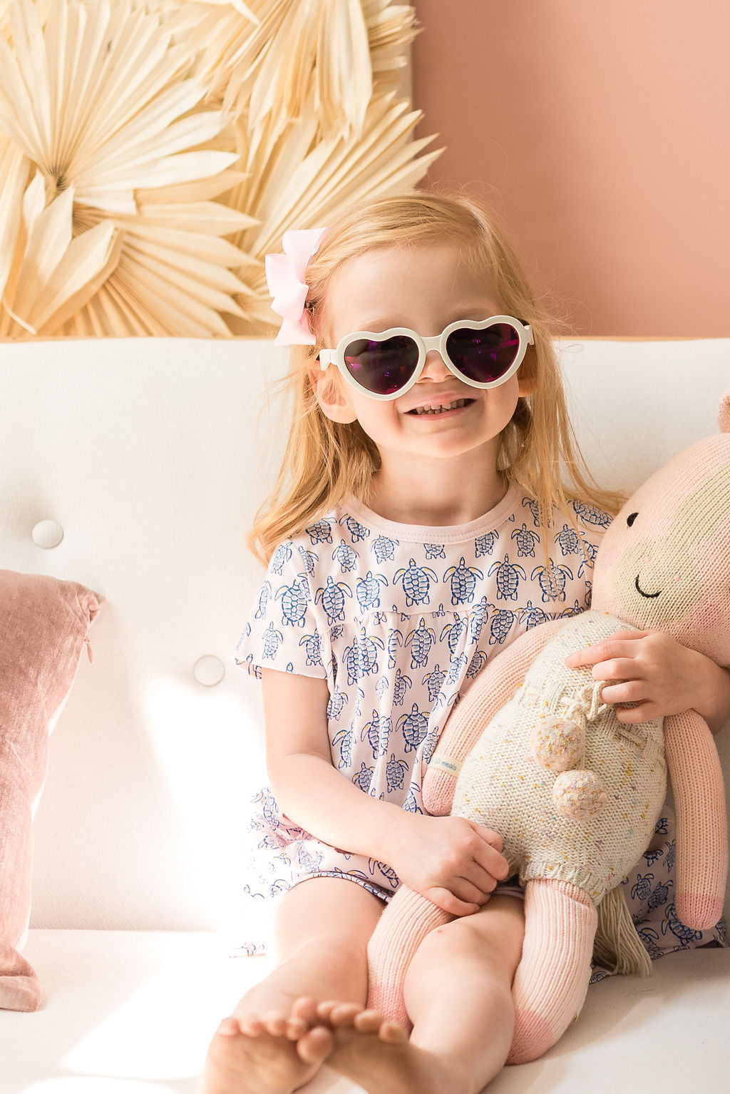 Pink Sea Turtle Swing Dress