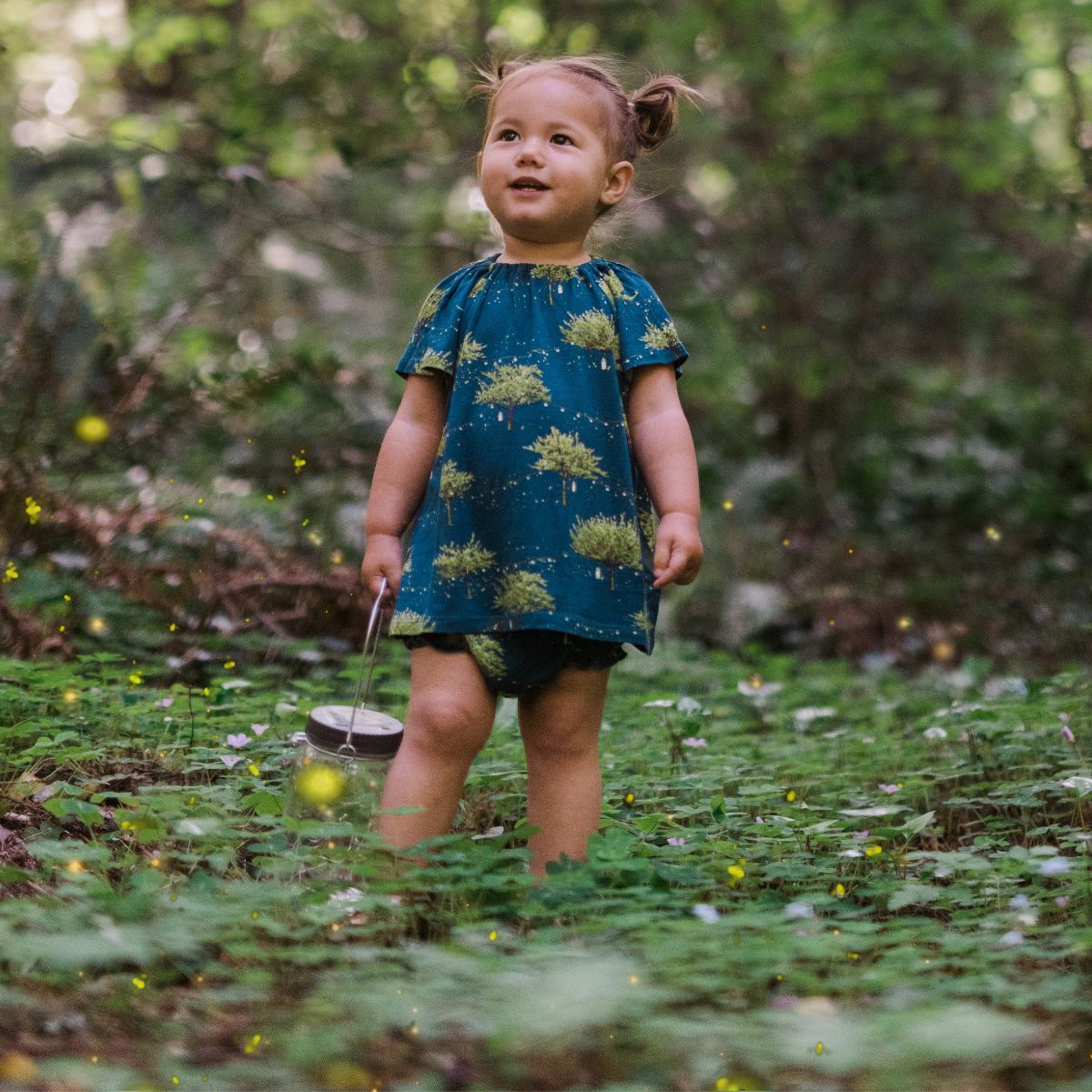 Valais Sheep Bamboo Dress & Bloomer Set