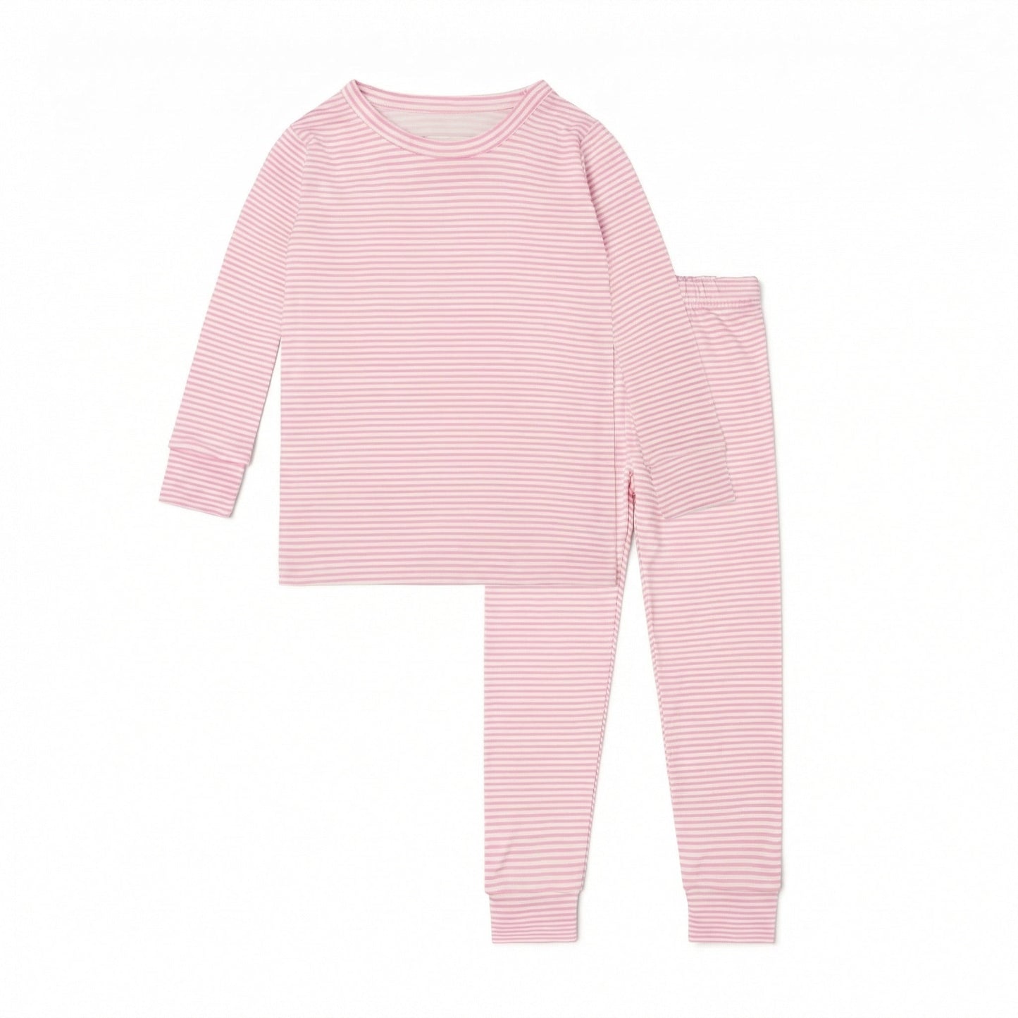 Peony Stripe Bamboo Toddler Pajama Set