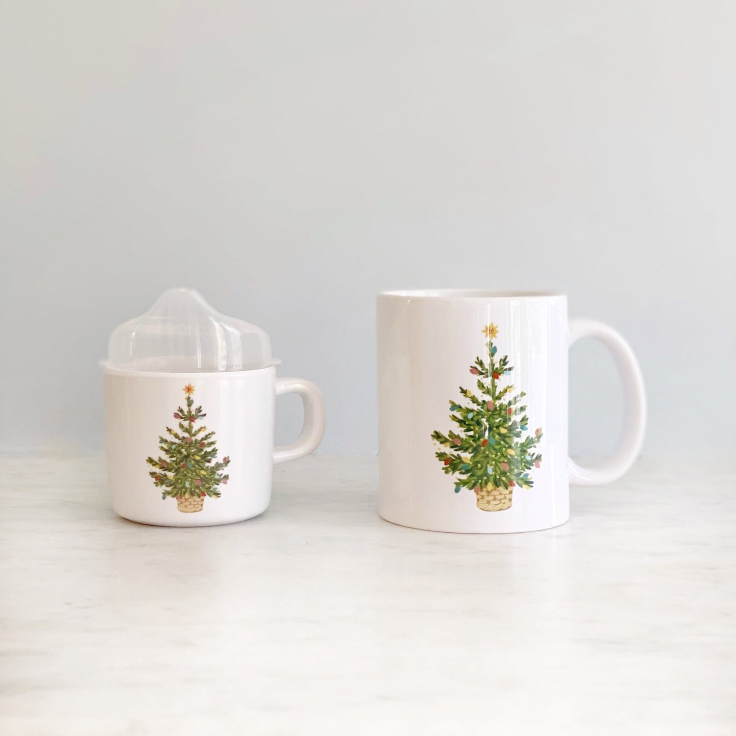 Christmas Tree Two of a Kind Cup Set
