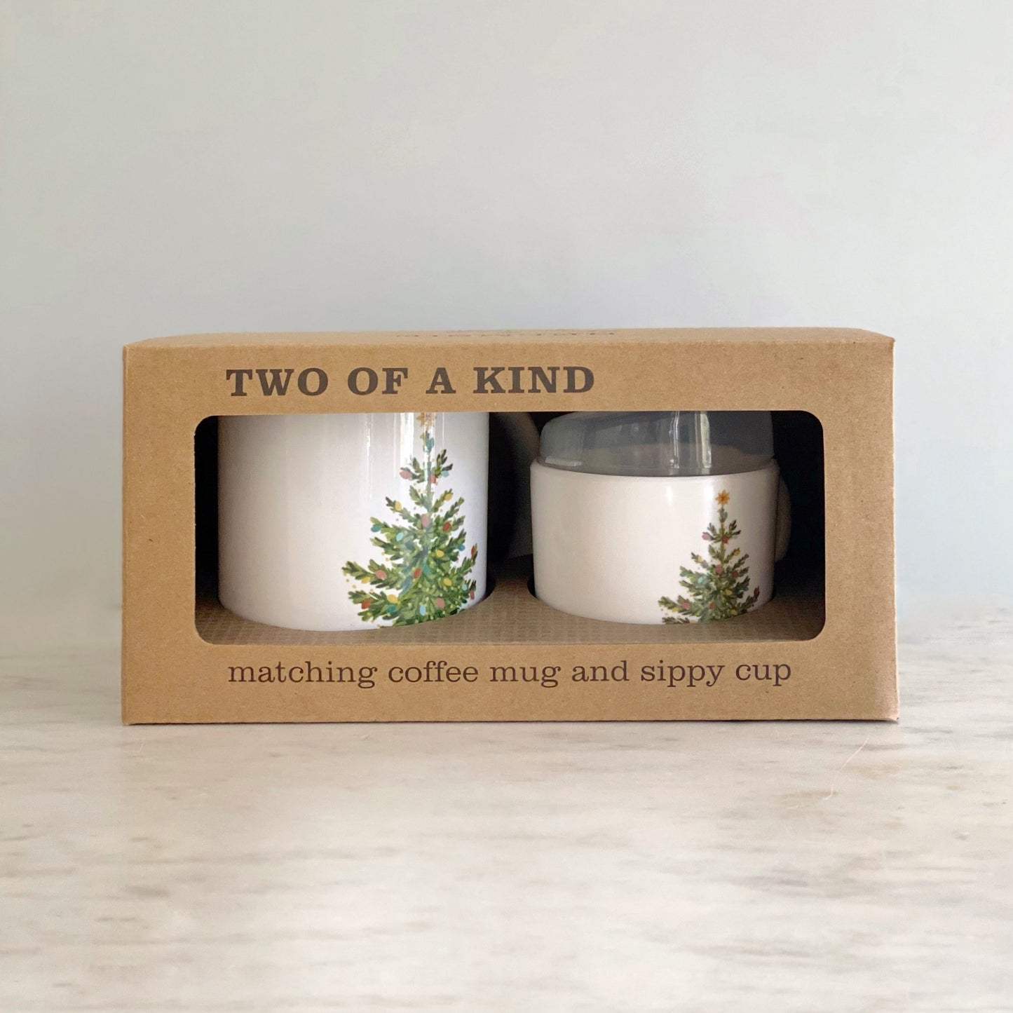 Christmas Tree Two of a Kind Cup Set