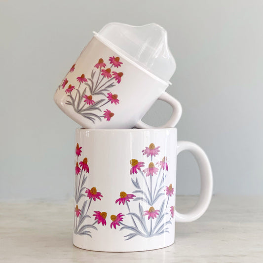 Coneflower Mama & Me Cup Set