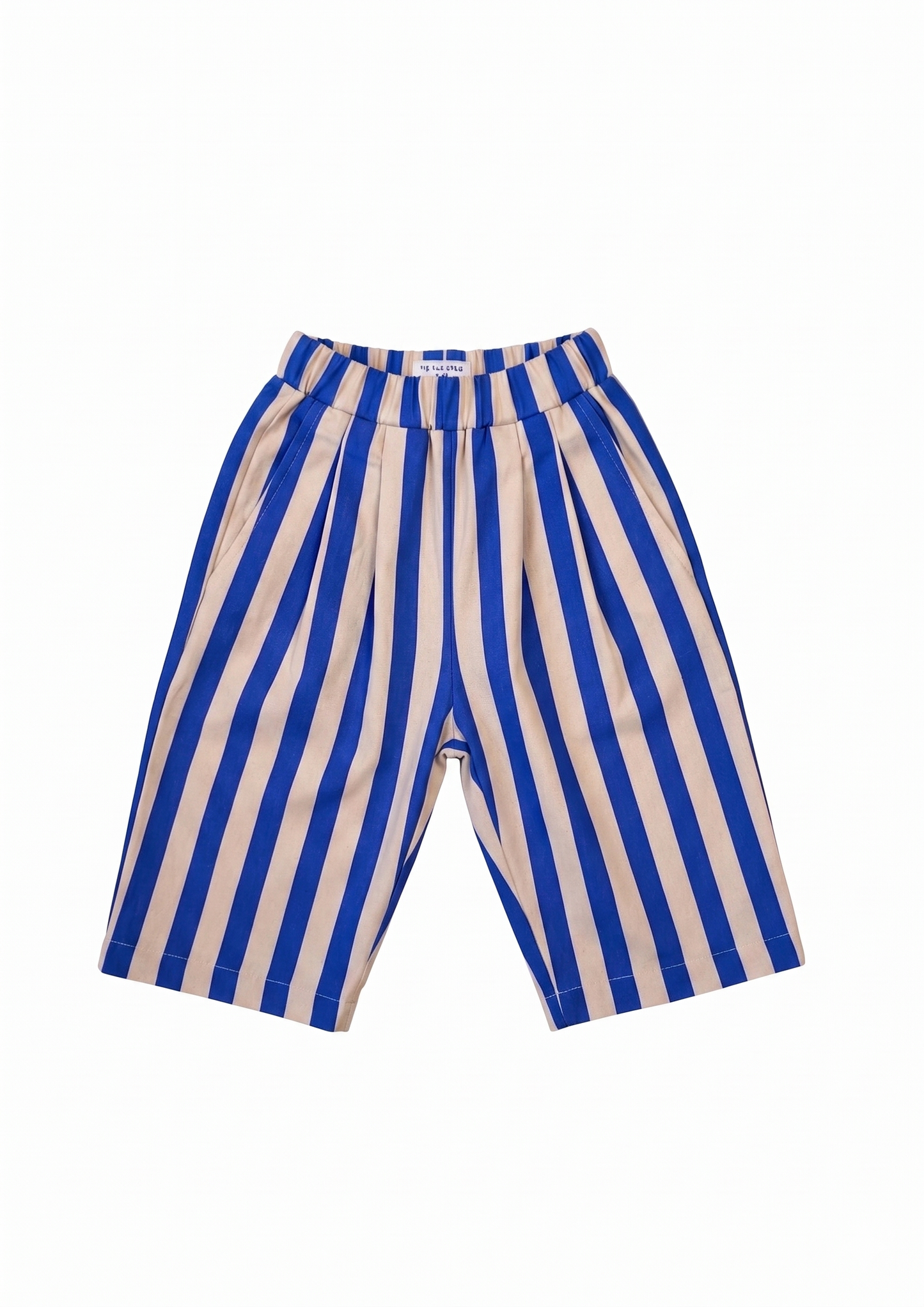 Oversized Poppy Pants | Blue Stripes