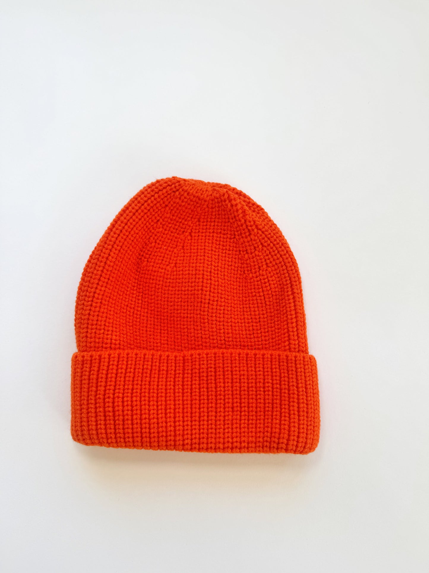 Knitted Beanie | Orange
