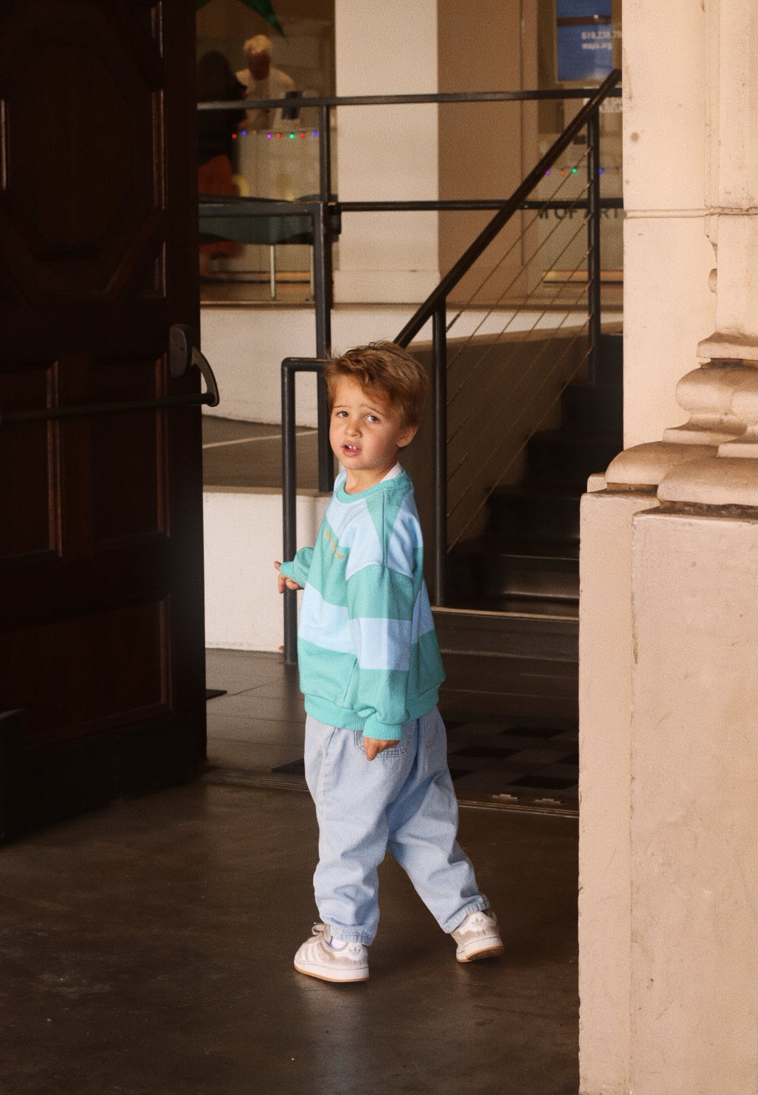 Best Day Ever Pullover | Breeze Stripe