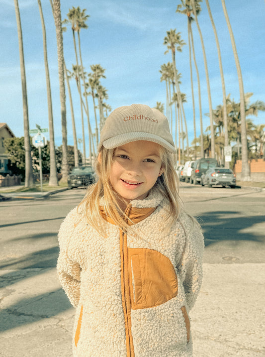Childhood Corduroy Hat | Tan