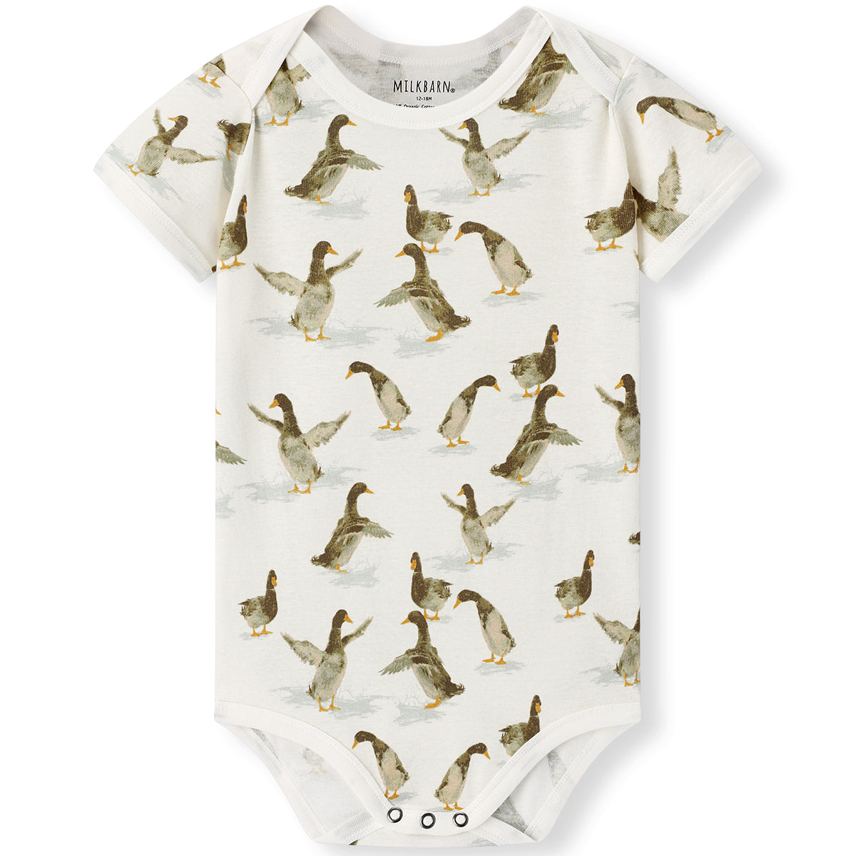 Duck Organic Cotton Short Sleeve One Piece