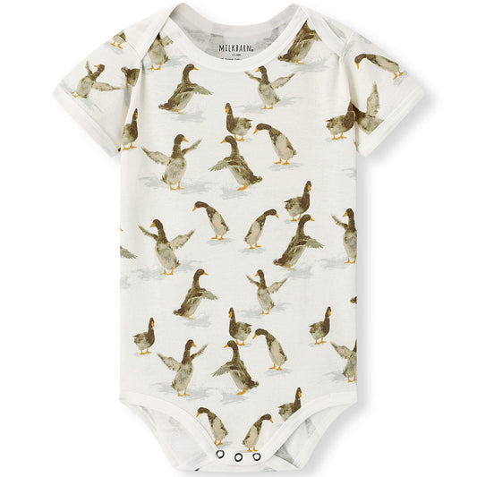 Duck Organic Cotton Short Sleeve One Piece