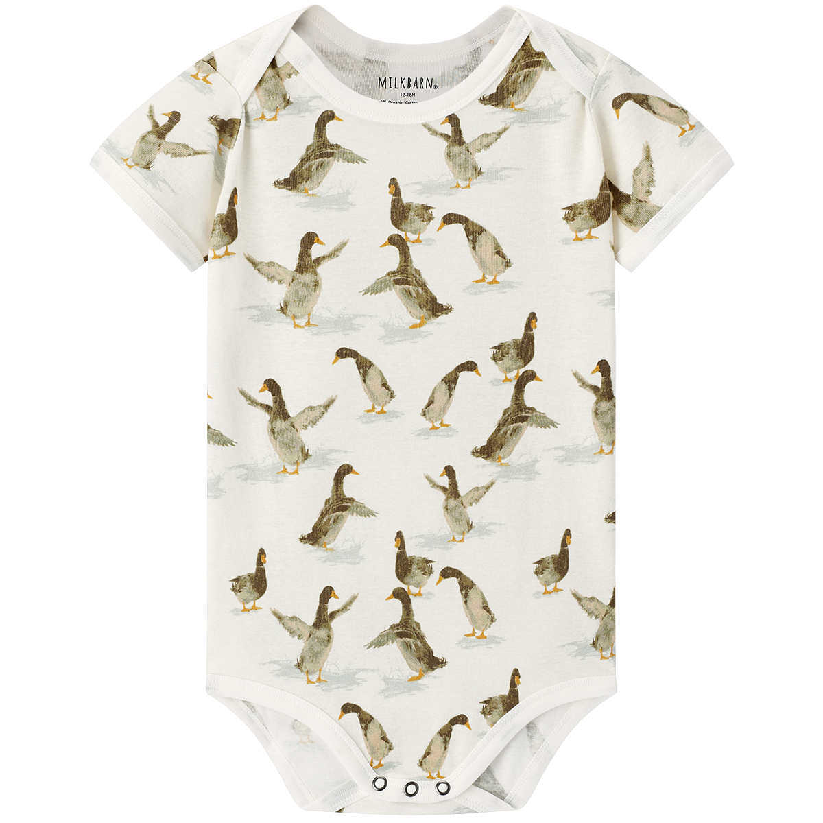 Duck Organic Cotton Short Sleeve One Piece