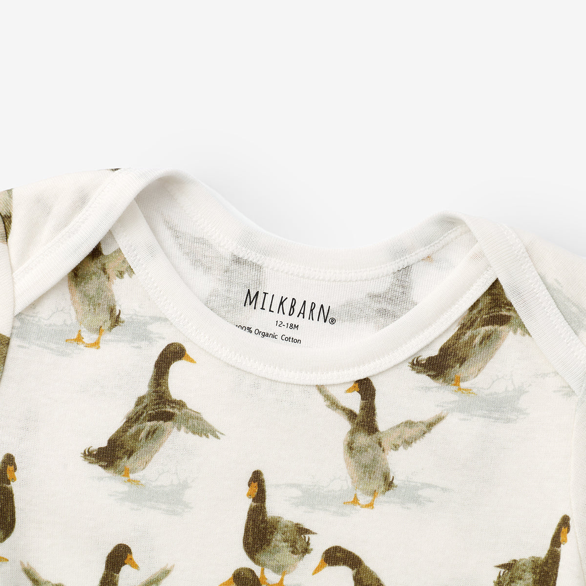 Duck Organic Cotton Short Sleeve One Piece