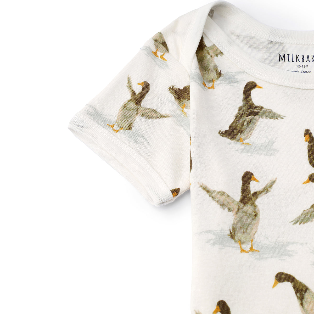 Duck Organic Cotton Short Sleeve One Piece