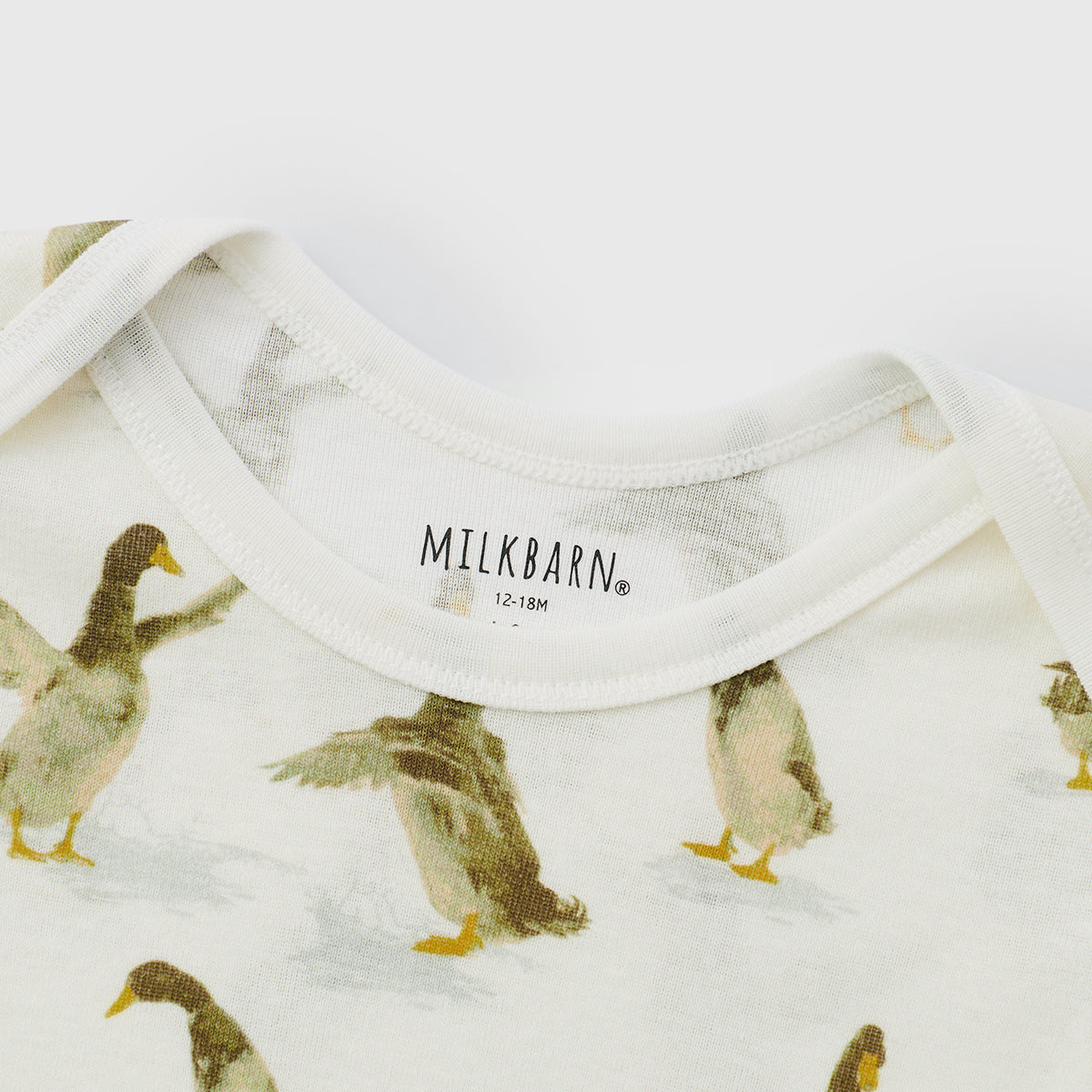 Duck Organic Cotton Long Sleeve One Piece