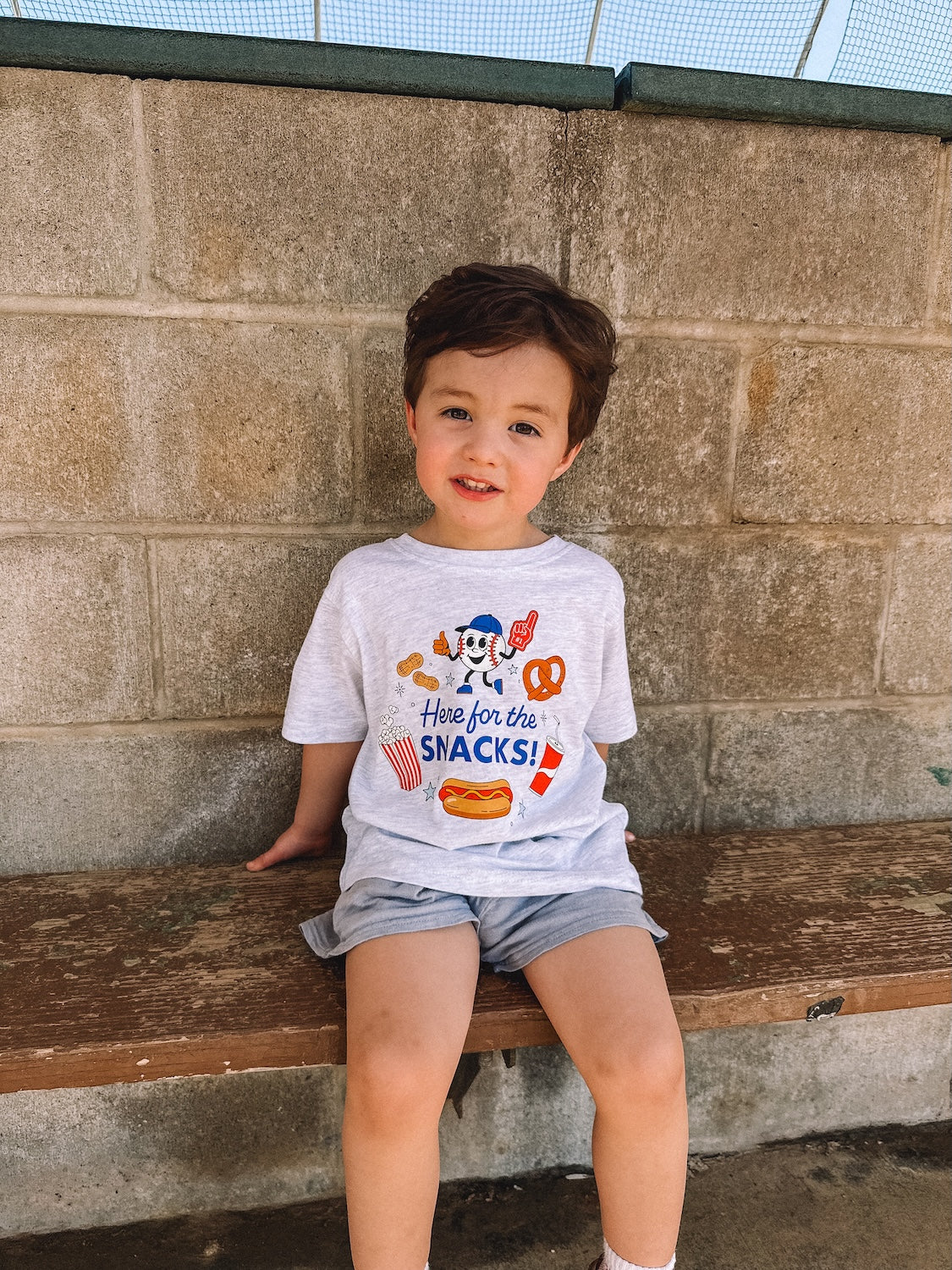 here for the snacks tee