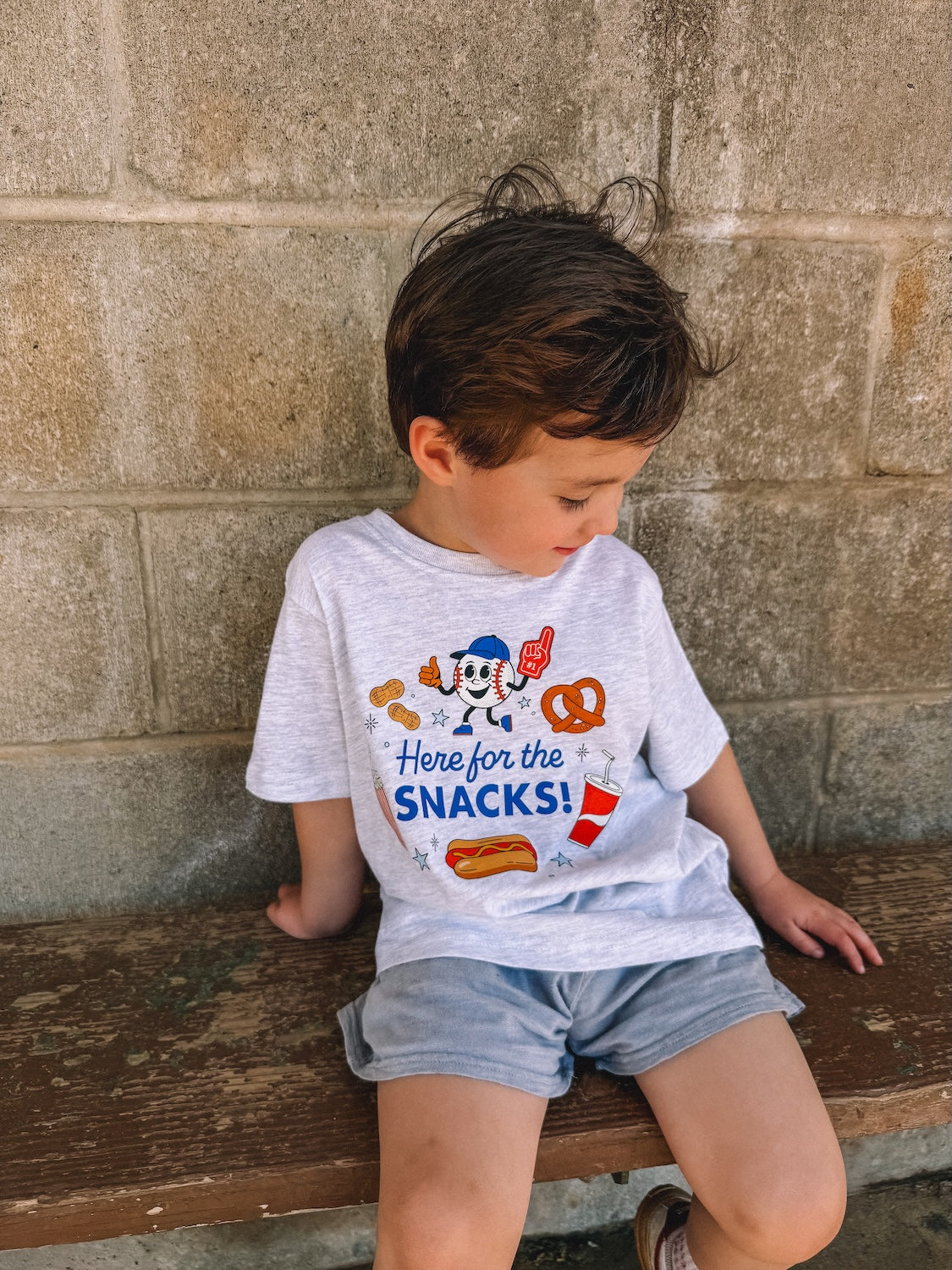 here for the snacks tee