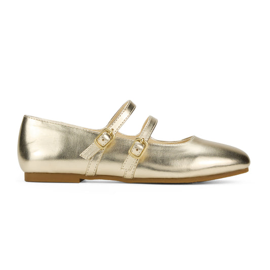 Miss Mary Flat in Gold - Kids