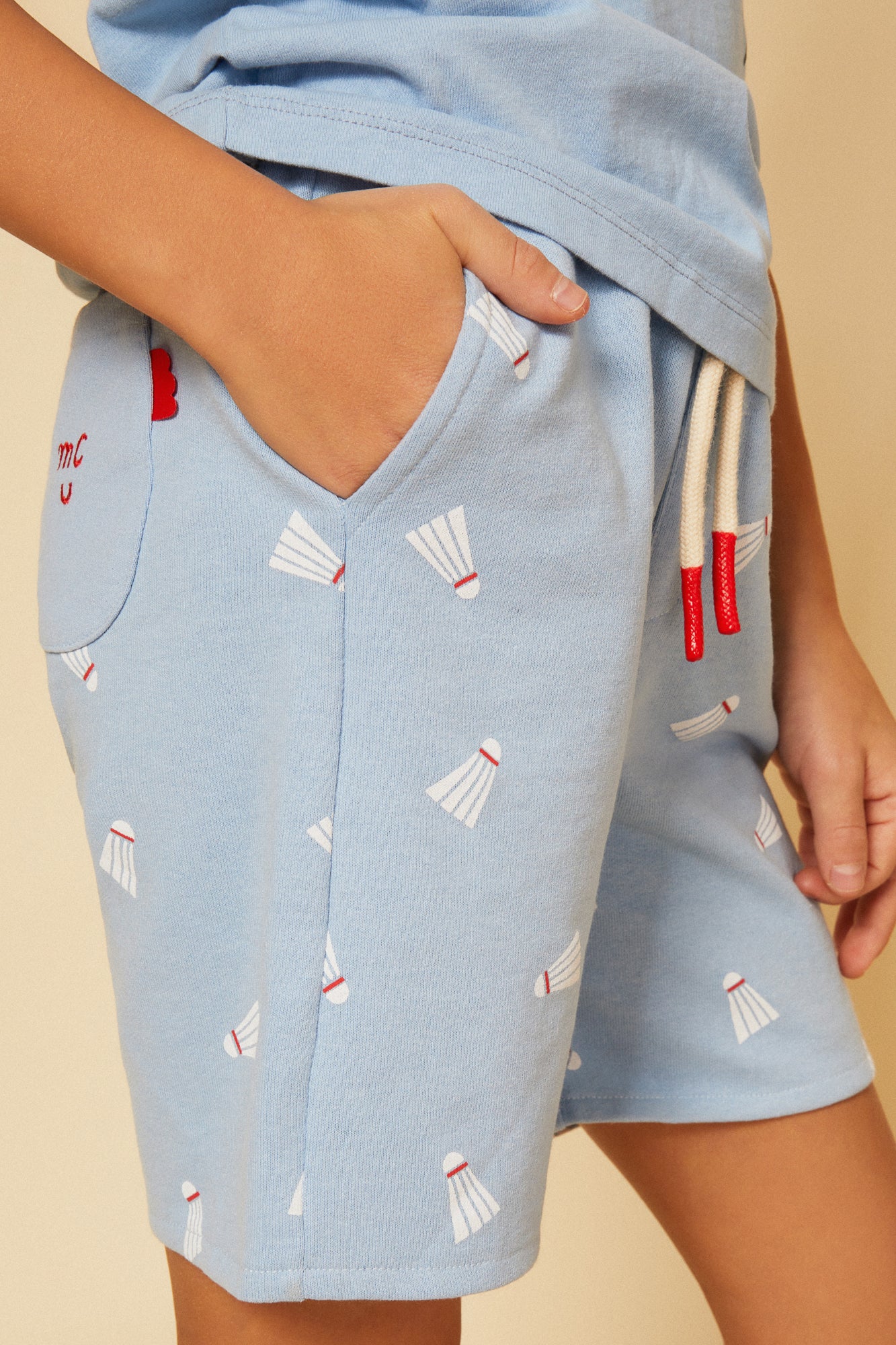 Recycled Cotton Badminton Kid Short