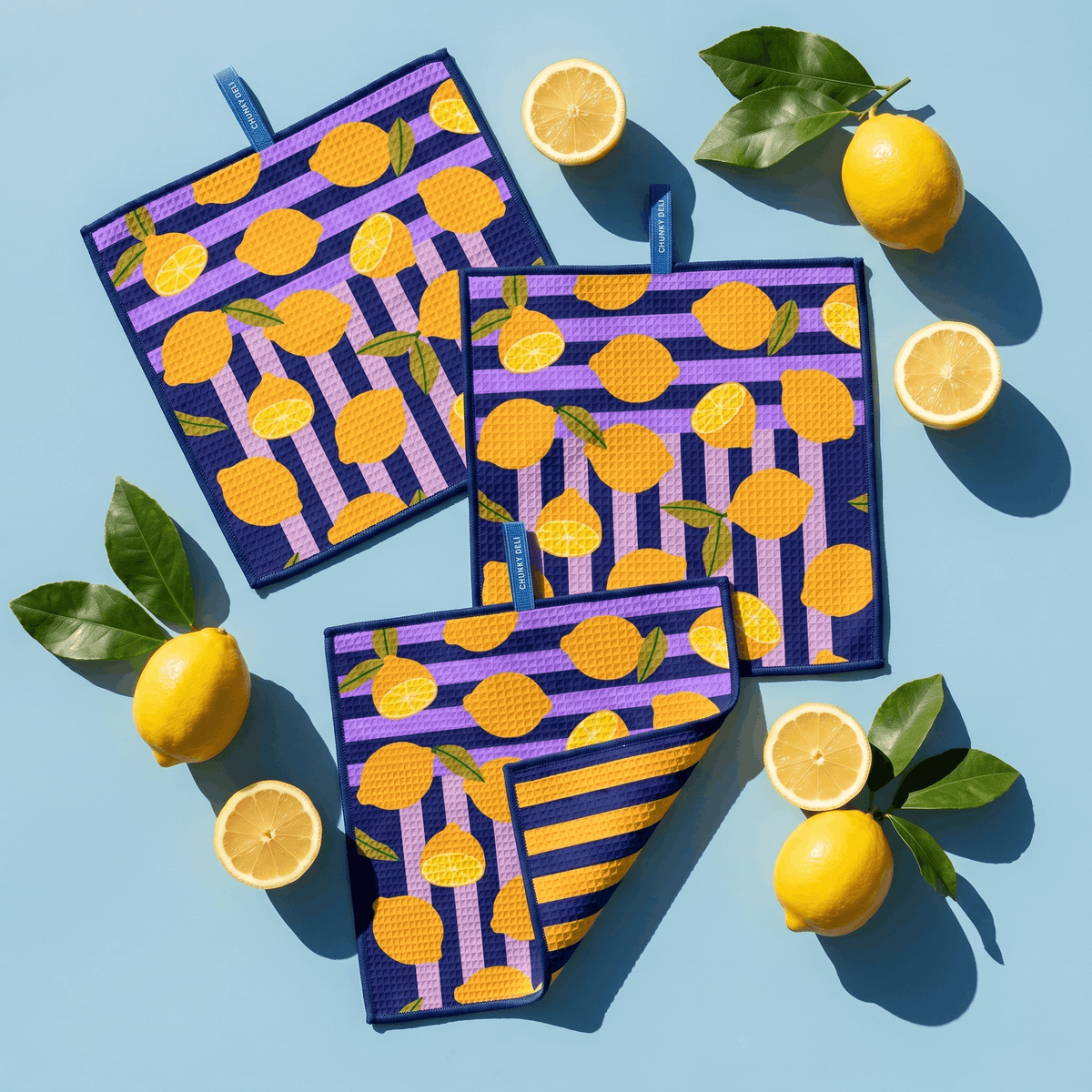 Squeeze the Day | 3 Pack Clean-Up Cloths