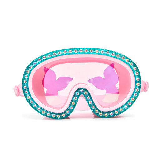 Jewel Pink Blue Kids' Swim Mask