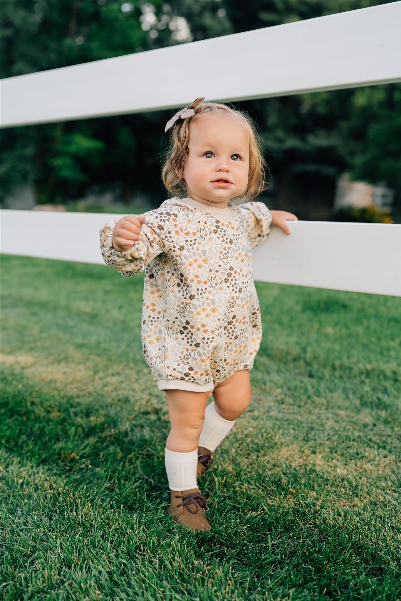 Bloom French Terry Bubble Romper