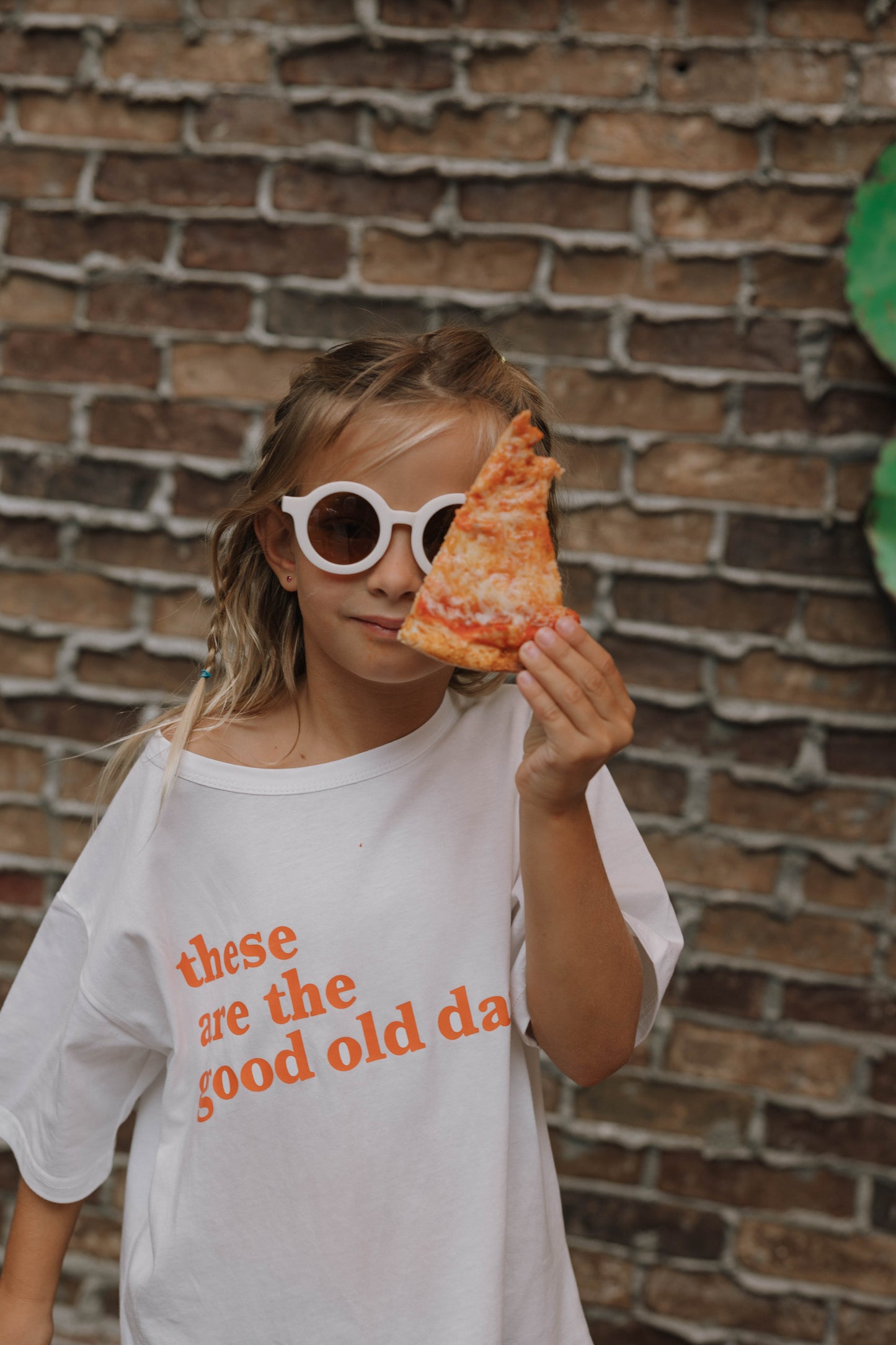 Kids Retro Sunglasses | White