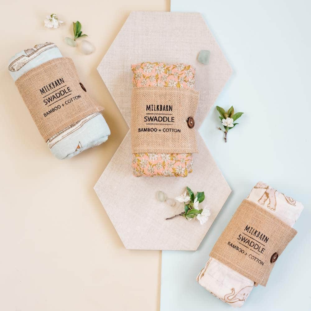 Firefly Bamboo Muslin Swaddle Blanket