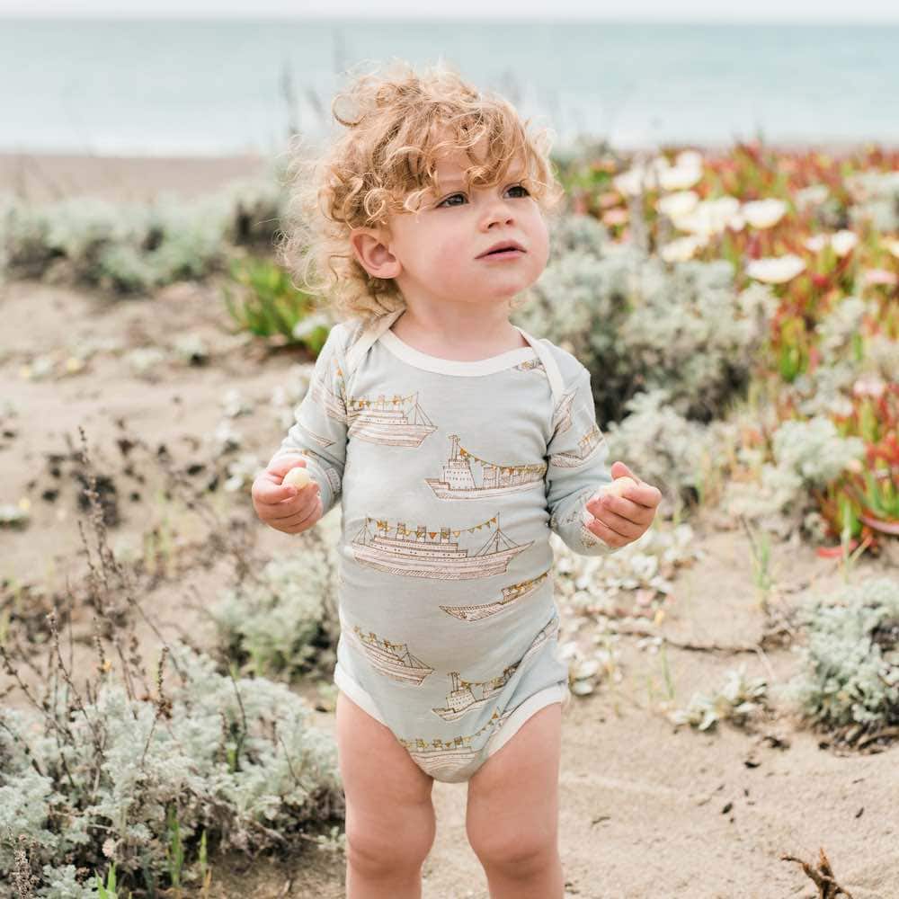 Chicken Organic Cotton Long Sleeve One Piece