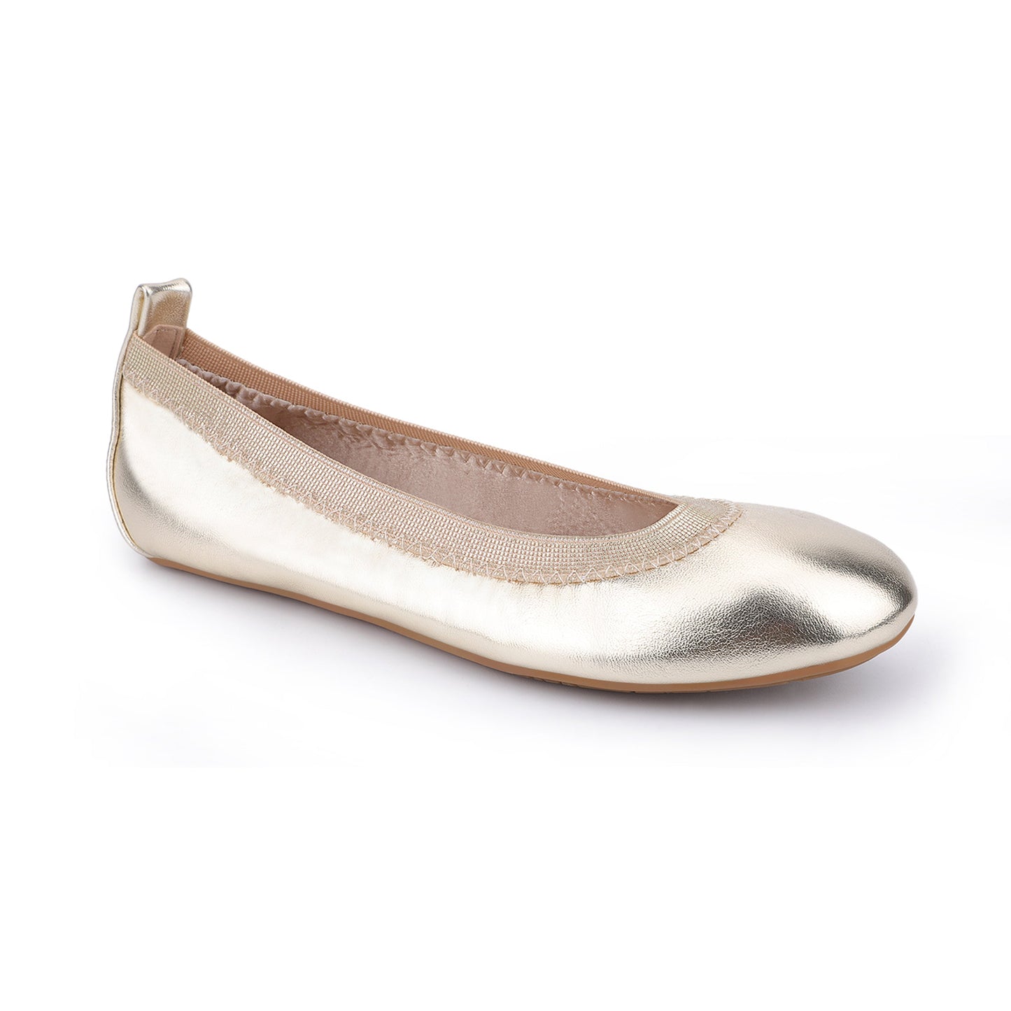 Miss Samara Ballet Flat in Gold - Kids