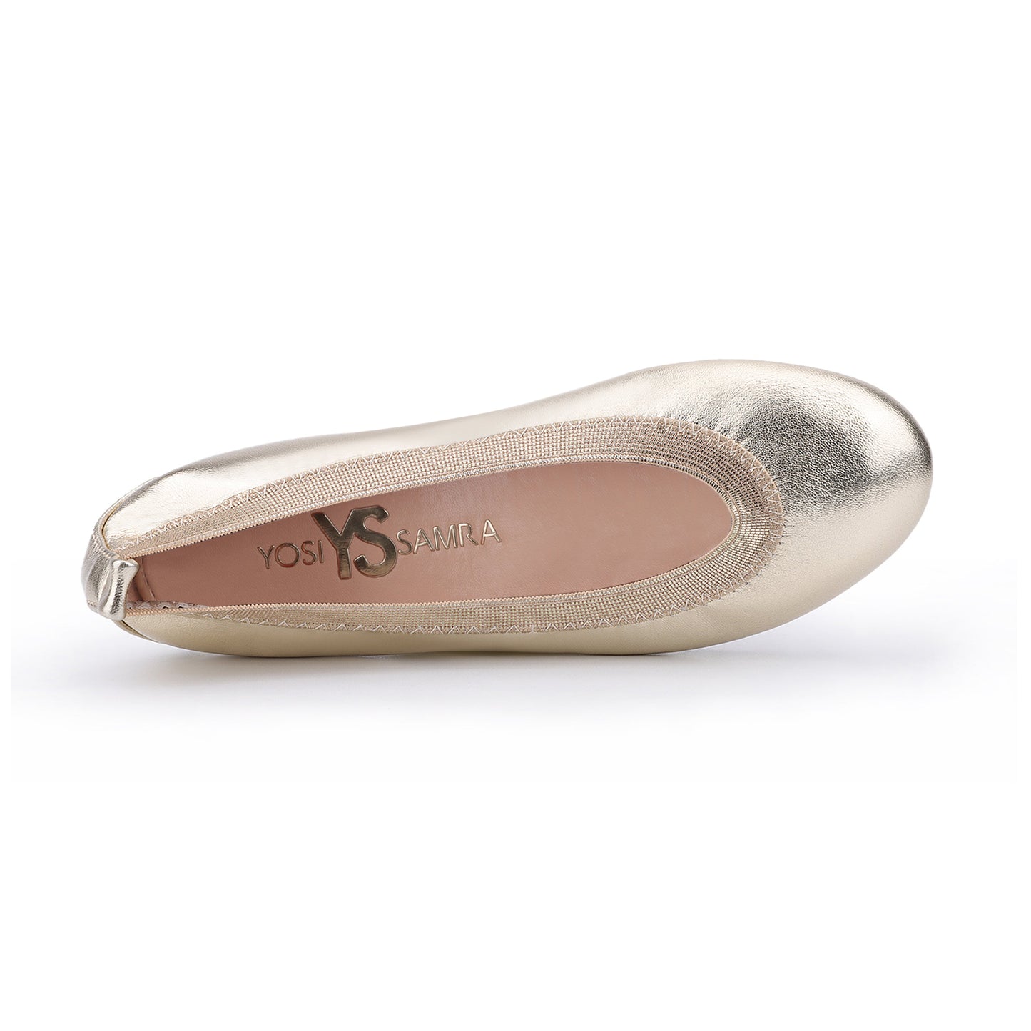 Miss Samara Ballet Flat in Gold - Kids