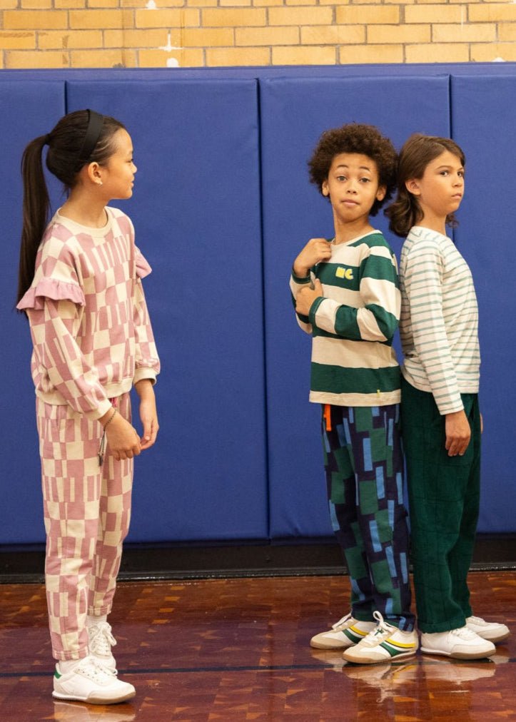 Recycled Cotton Pink Block Jogger