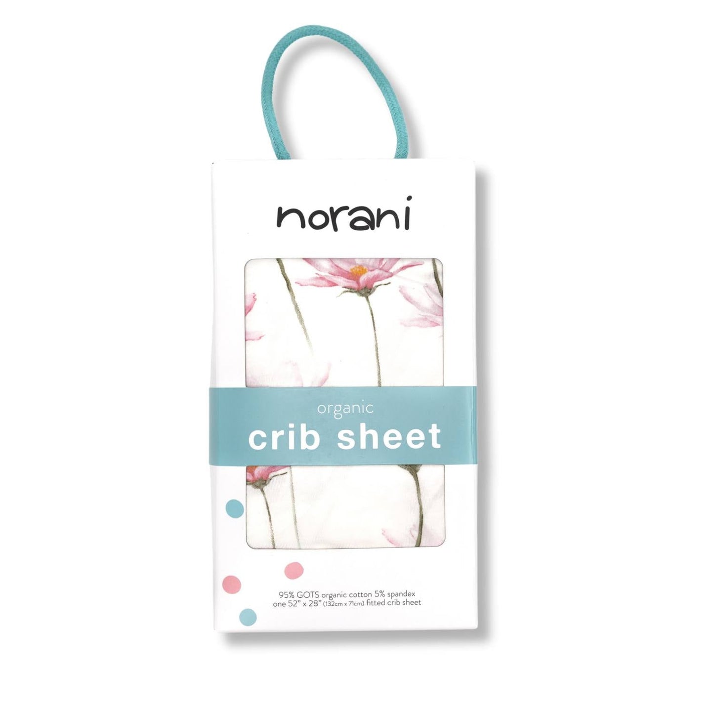 Organic Crib Sheet - Pink Petals