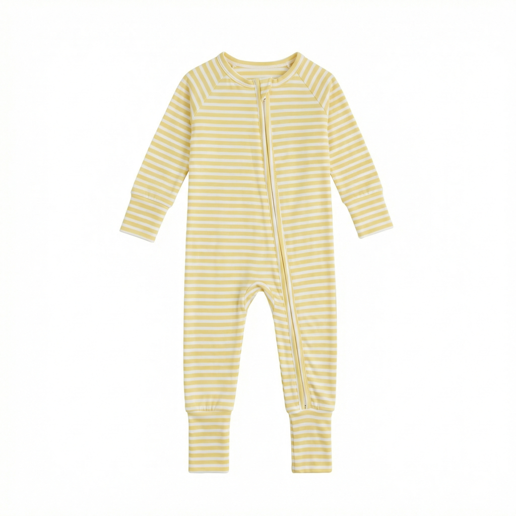 Lemon Stripe Bamboo Sleeper