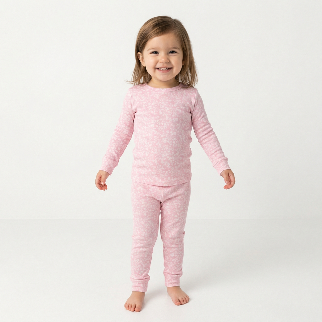 Petite Fleur Bamboo Toddler Pajama Set