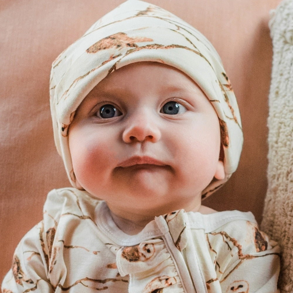 Duck Organic Cotton Knotted Beanie Hat