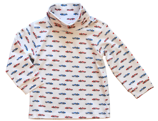 Red Cobra Car Turtleneck Shirt