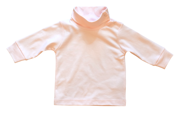 Solid Pink Turtleneck