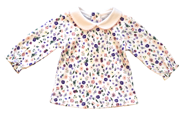 Clementine Garden Floral Top