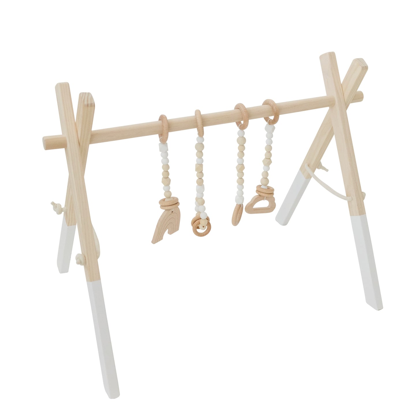 Wooden Baby Gym | White Frame