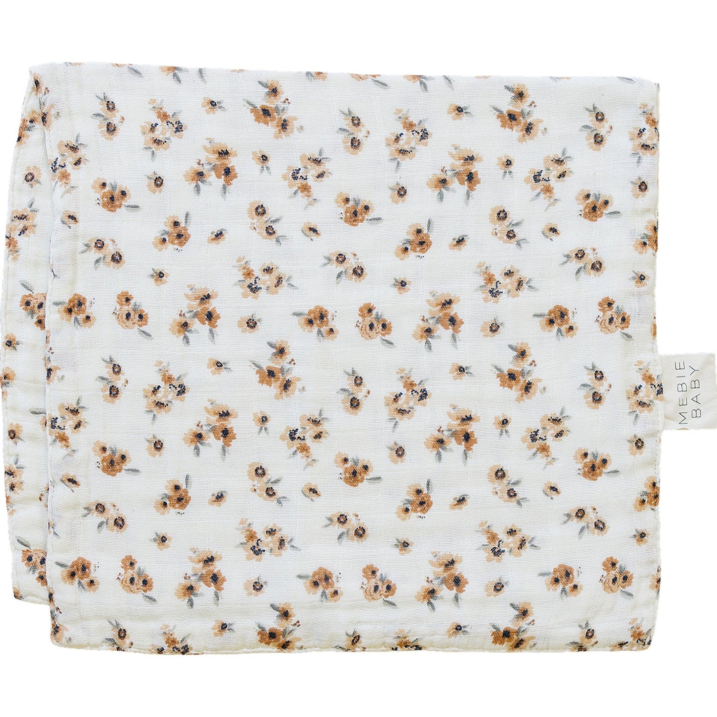 Autumn Bloom Muslin Burp Cloth