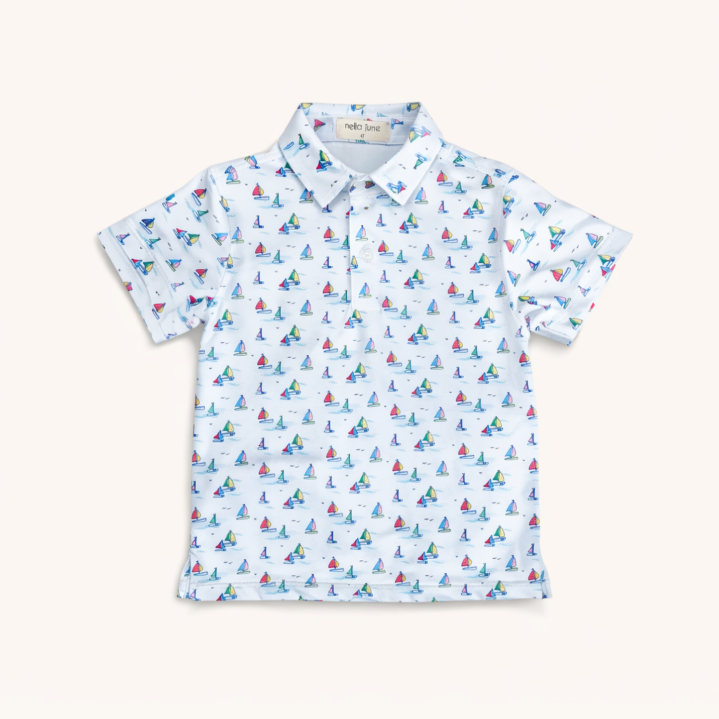 Boys' Performance Polo in Sailboats