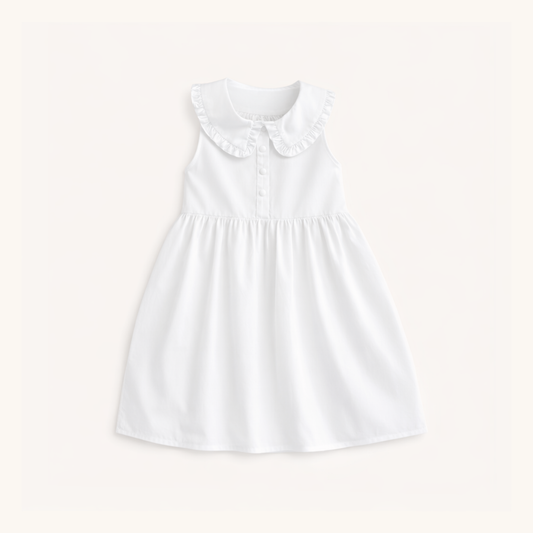 Picnic Dress in White