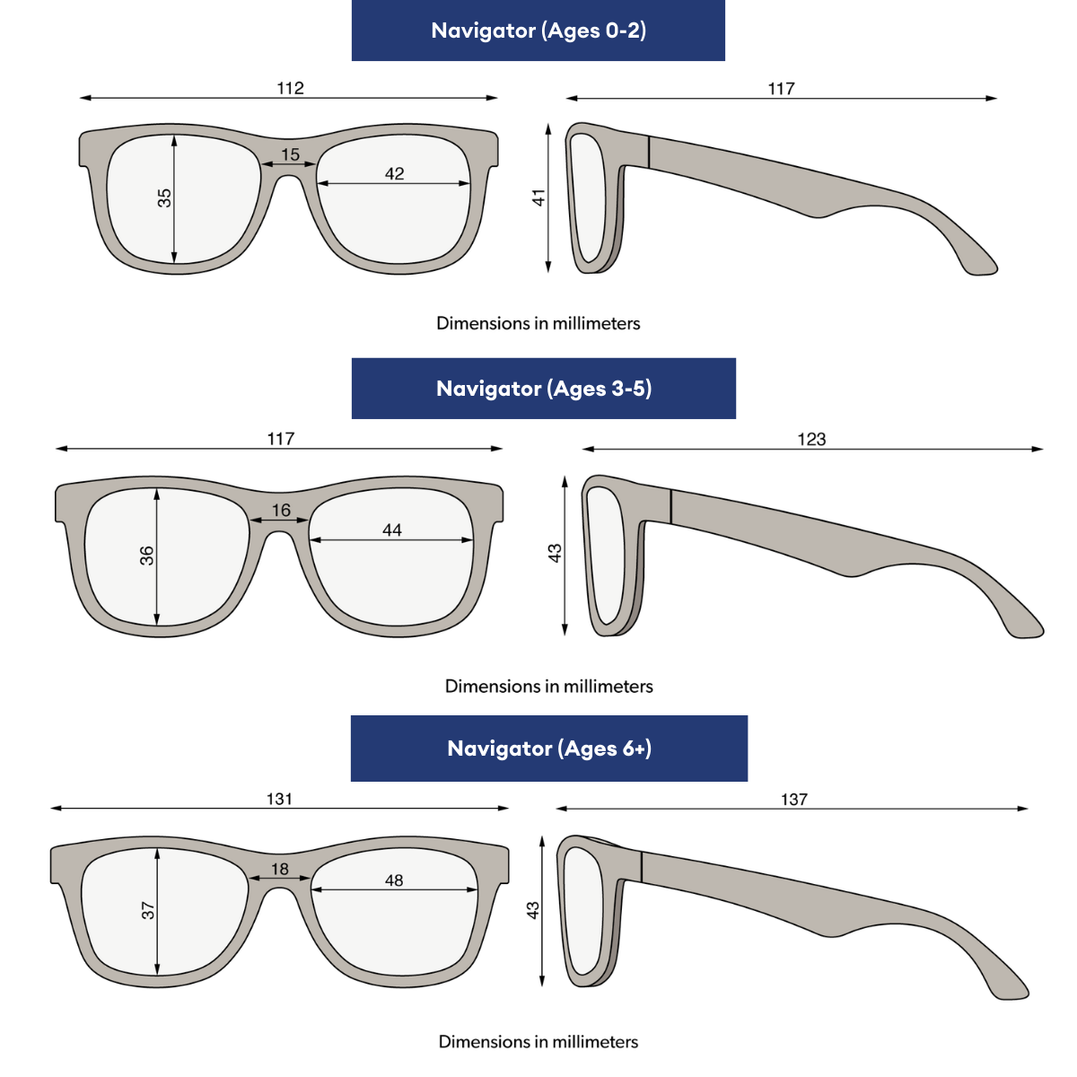 Jet Black Navigator | Polarized Cobalt Blue Mirrored Lenses