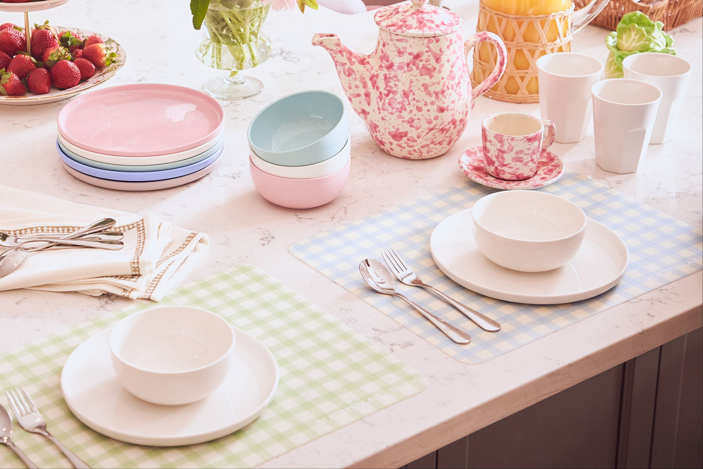 Plate and Bowl Set | Rainbow