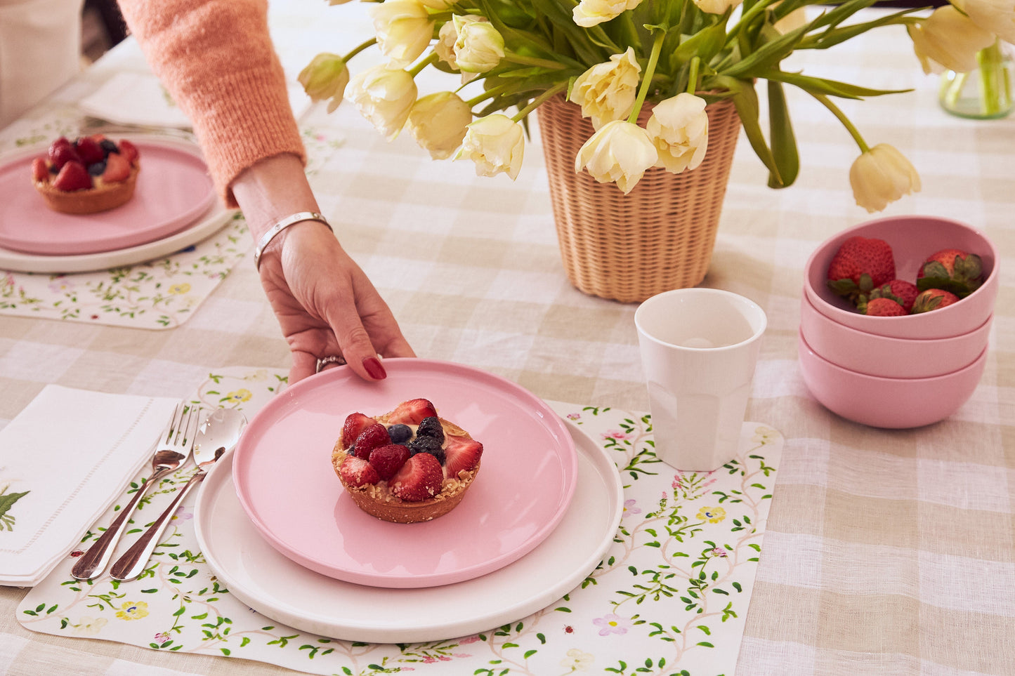 4 Family Dinner Plates | Ivory
