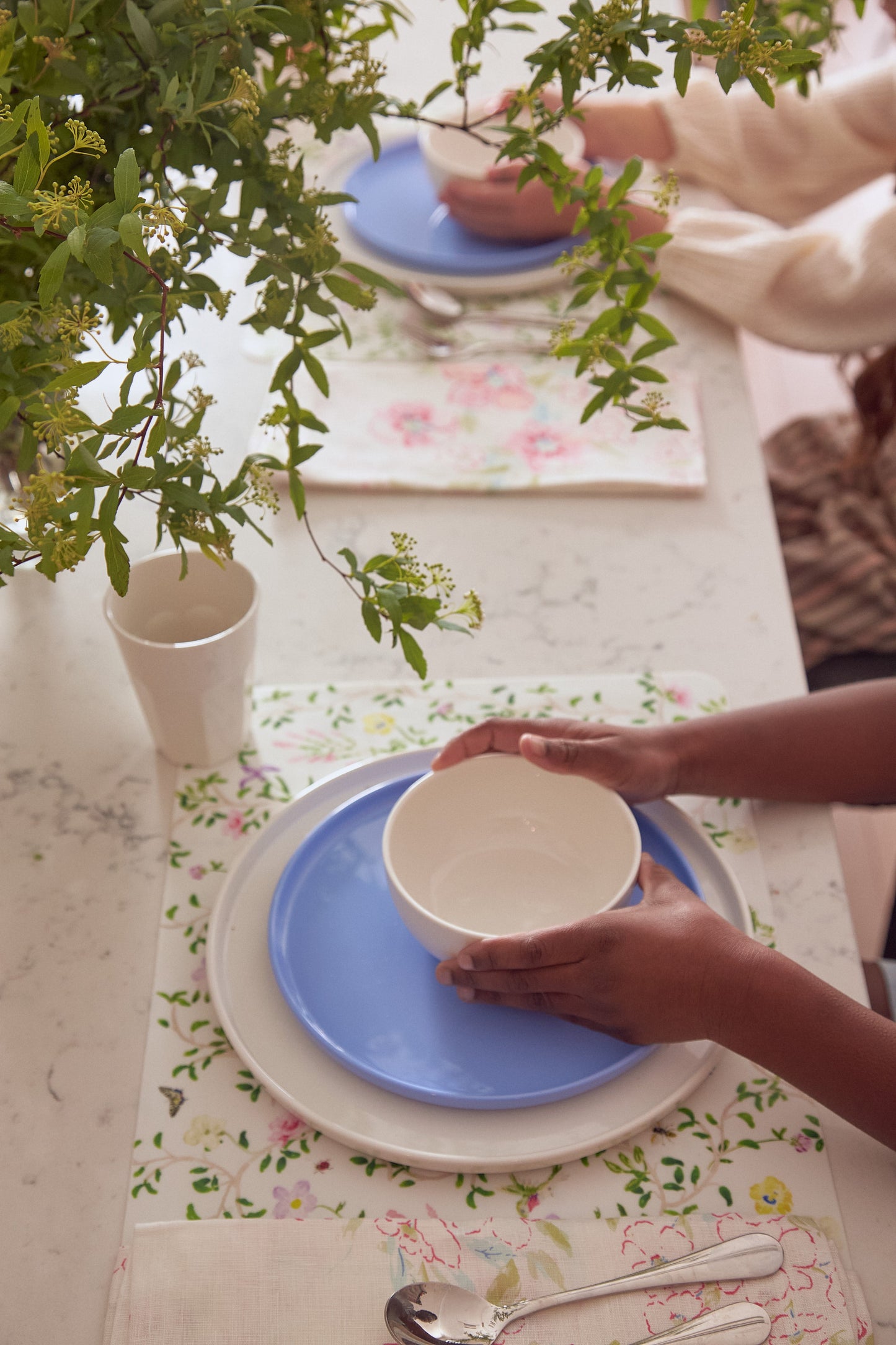 4 Family Dinner Plates | Ivory