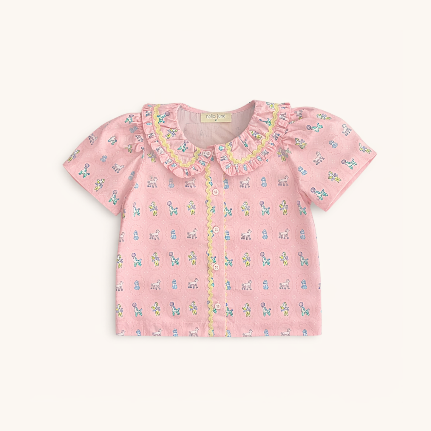 Rick Rack Blouse in Poodle