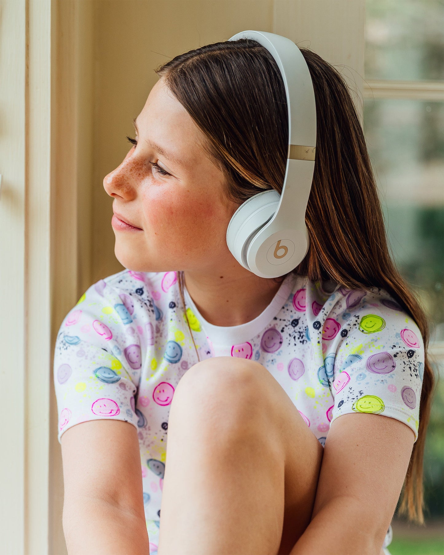 The Organic Short Sleeve Pajama Set [Smile]